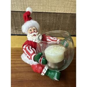 Possible Dreams Red Santa Candle Holder #29028 / New In Box